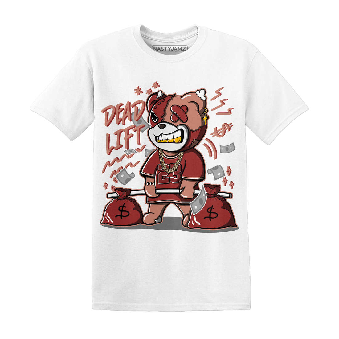 Dune Red 13s T Shirt Match BER 23 Deadlift - NastyJamz