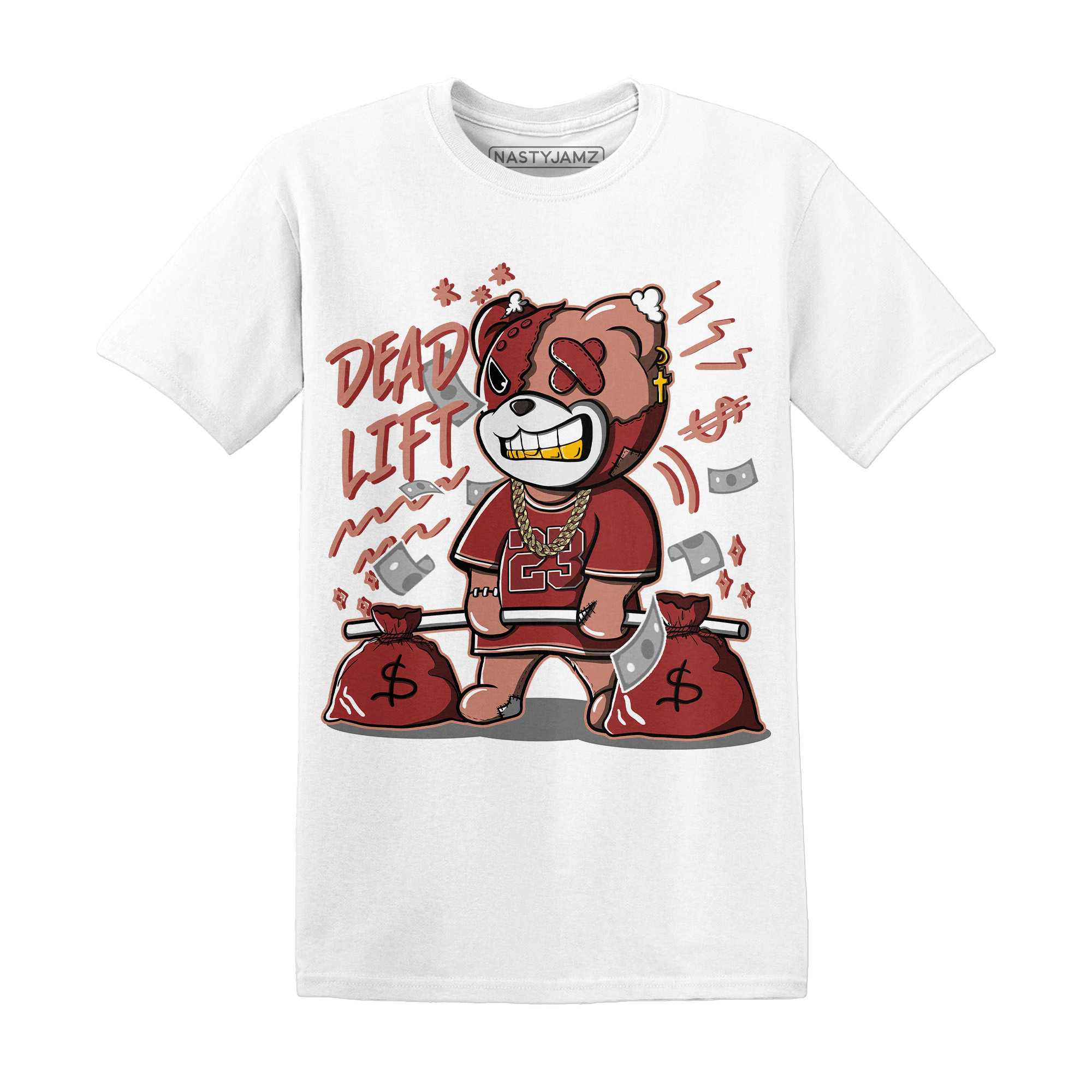 Dune Red 13s T Shirt Match BER 23 Deadlift - NastyJamz