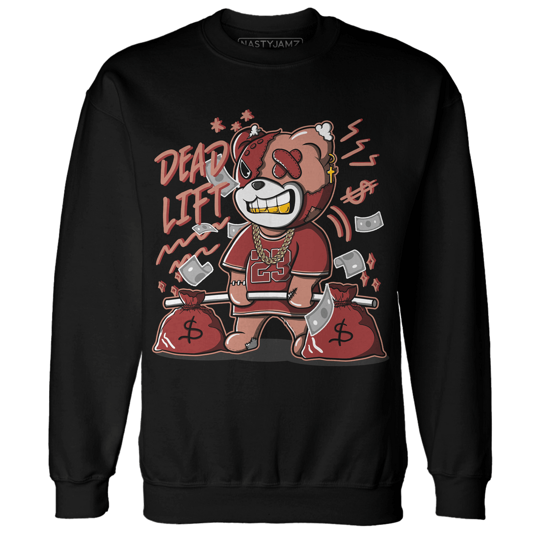 Dune Red 13s Sweatshirt Match BER 23 Deadlift - NastyJamz