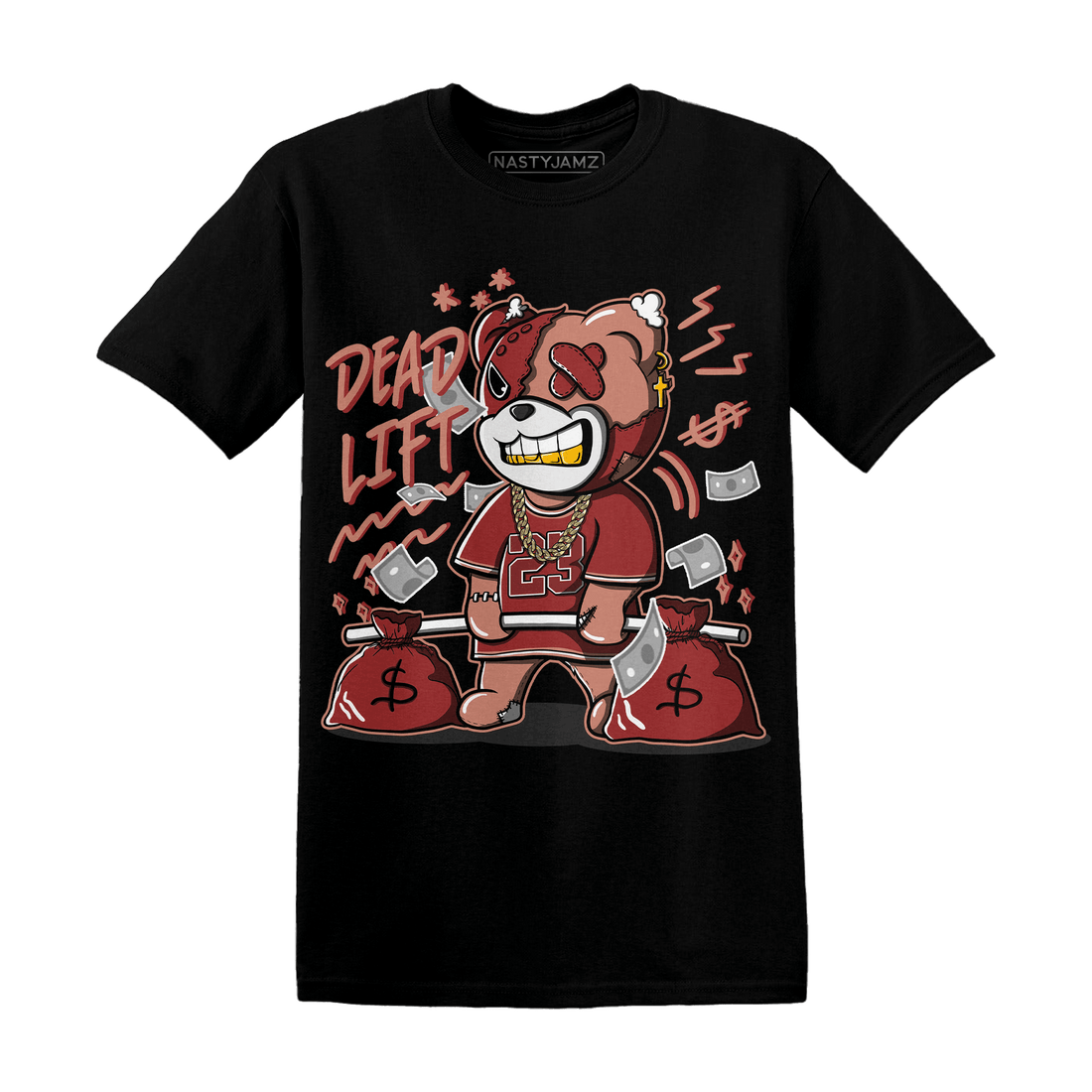 Dune Red 13s T Shirt Match BER 23 Deadlift - NastyJamz