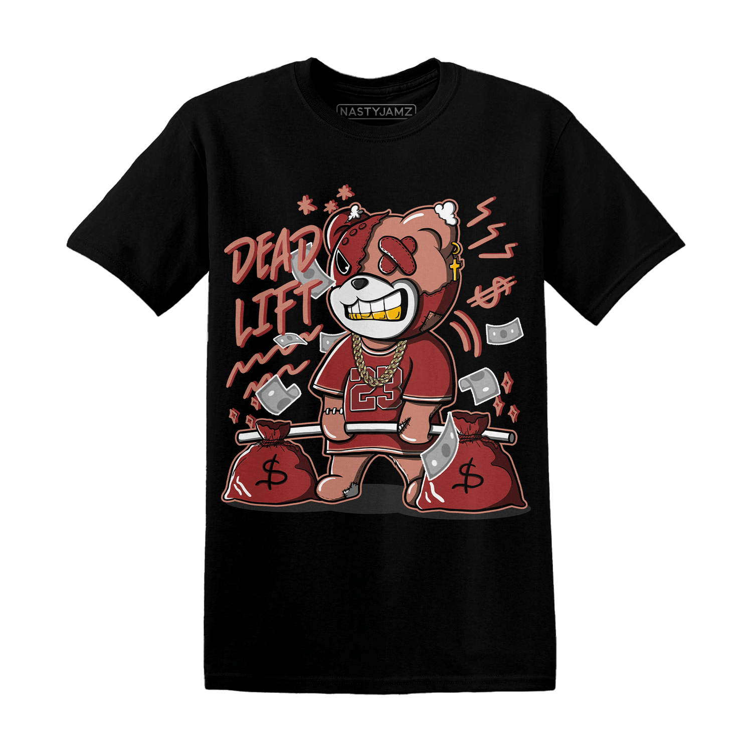 Dune Red 13s T Shirt Match BER 23 Deadlift - NastyJamz