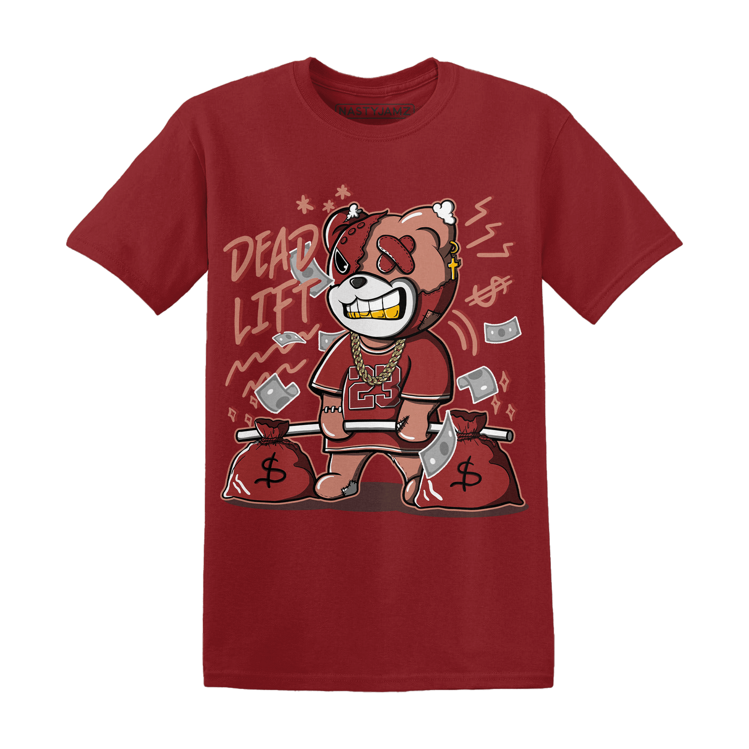 Dune Red 13s T Shirt Match BER 23 Deadlift - NastyJamz