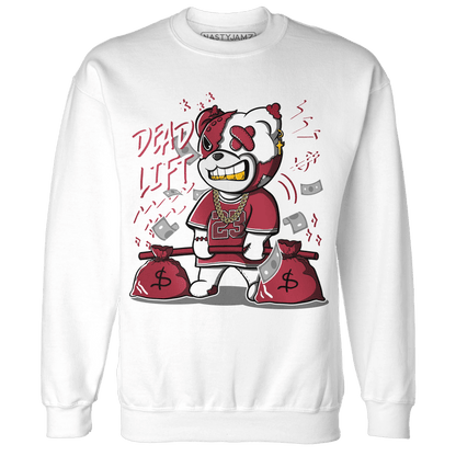 High 85 Metallic Burgundy 1s Sweatshirt Match BER 23 Deadlift - NastyJamz