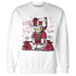High 85 Metallic Burgundy 1s Sweatshirt Match BER 23 Deadlift - NastyJamz
