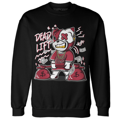 High 85 Metallic Burgundy 1s Sweatshirt Match BER 23 Deadlift - NastyJamz