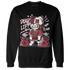 High 85 Metallic Burgundy 1s Sweatshirt Match BER 23 Deadlift - NastyJamz