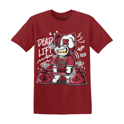High 85 Metallic Burgundy 1s T Shirt Match BER 23 Deadlift - NastyJamz