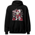 High 85 Metallic Burgundy 1s Hoodie Match BER 23 Deadlift - NastyJamz