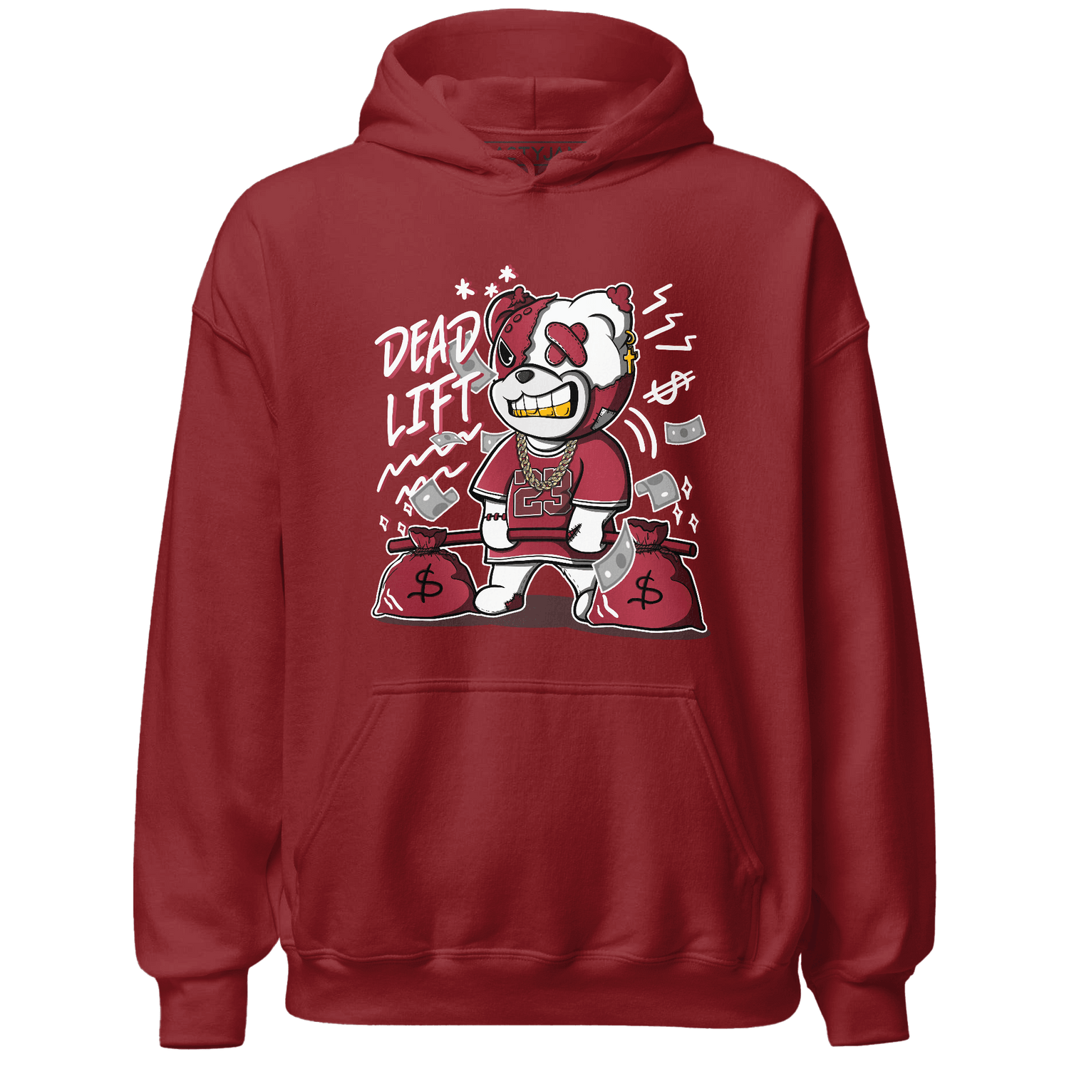 High 85 Metallic Burgundy 1s Hoodie Match BER 23 Deadlift - NastyJamz