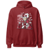 High 85 Metallic Burgundy 1s Hoodie Match BER 23 Deadlift - NastyJamz