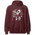High White Team Red 1s Hoodie Match BER 23 Deadlift - NastyJamz