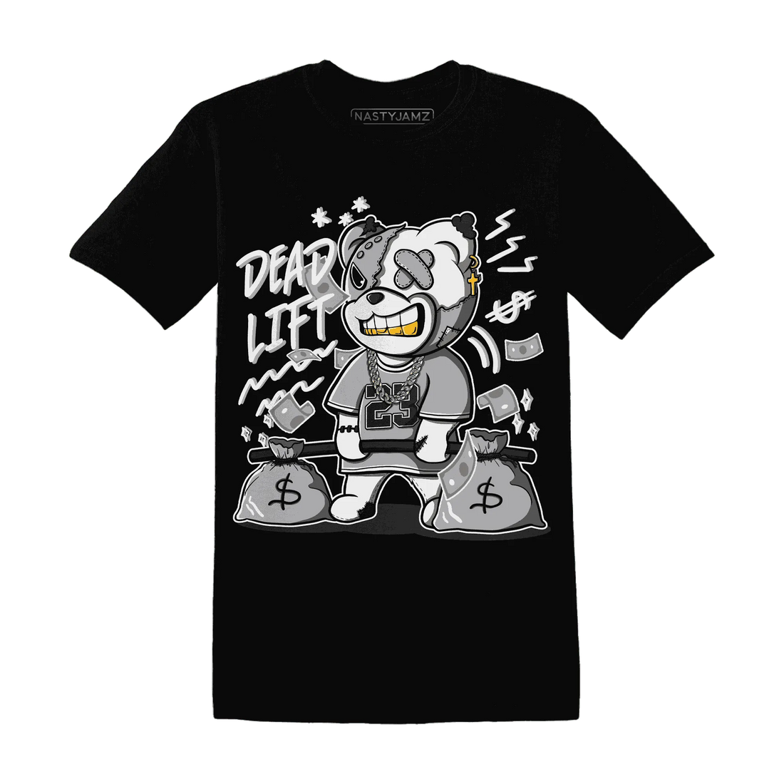Wolf-Grey-1s-T-Shirt-Match-BER-23-Deadlift