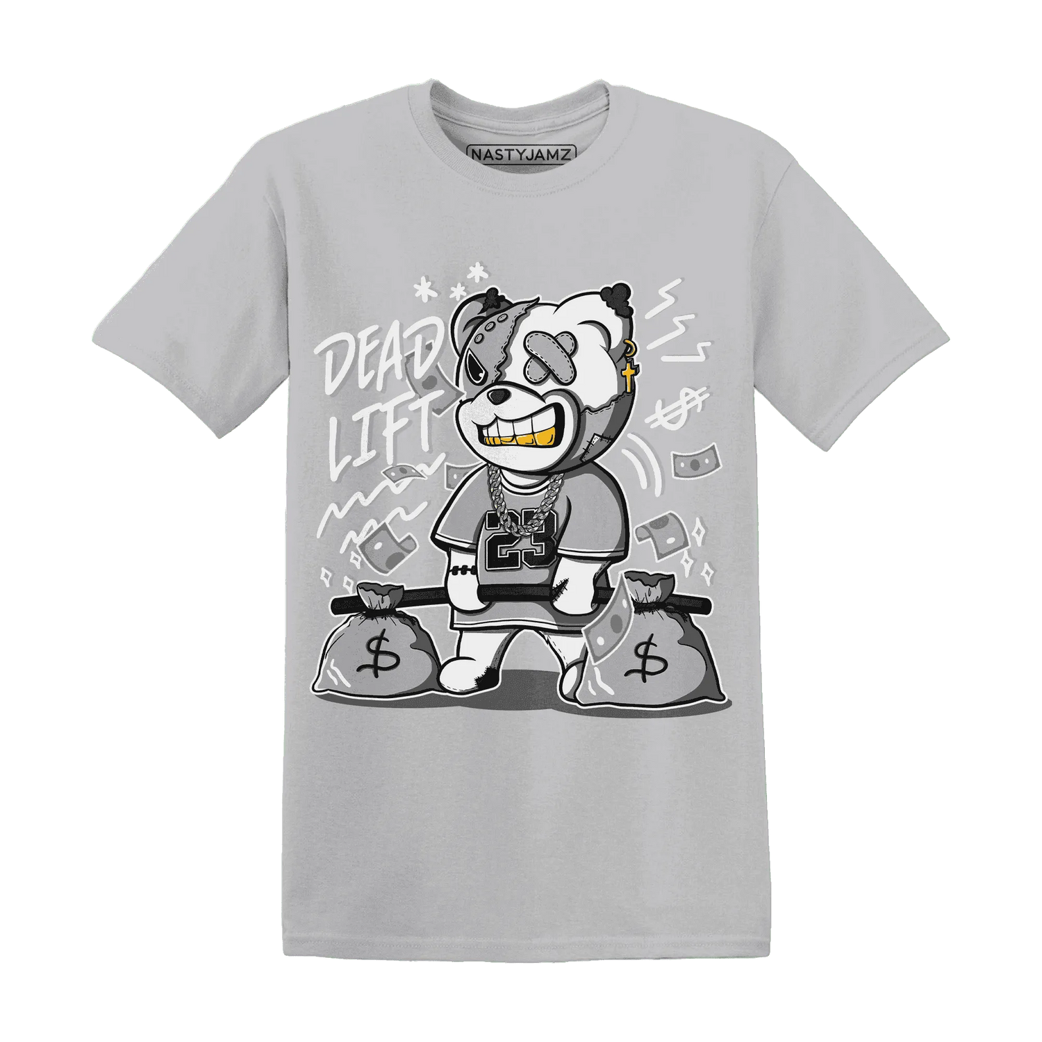 Wolf-Grey-1s-T-Shirt-Match-BER-23-Deadlift