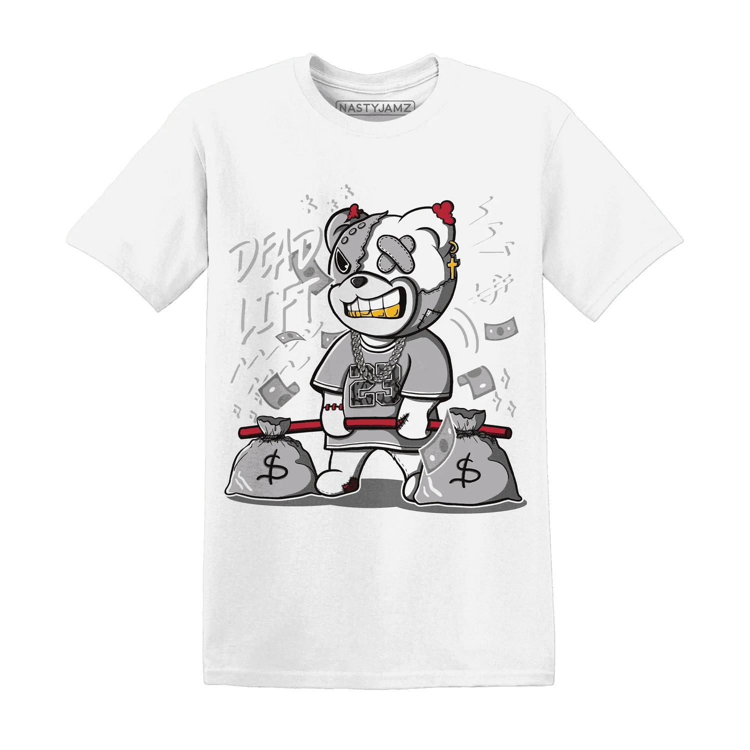Cement-Grey-3s-T-Shirt-Match-BER-23-Deadlift