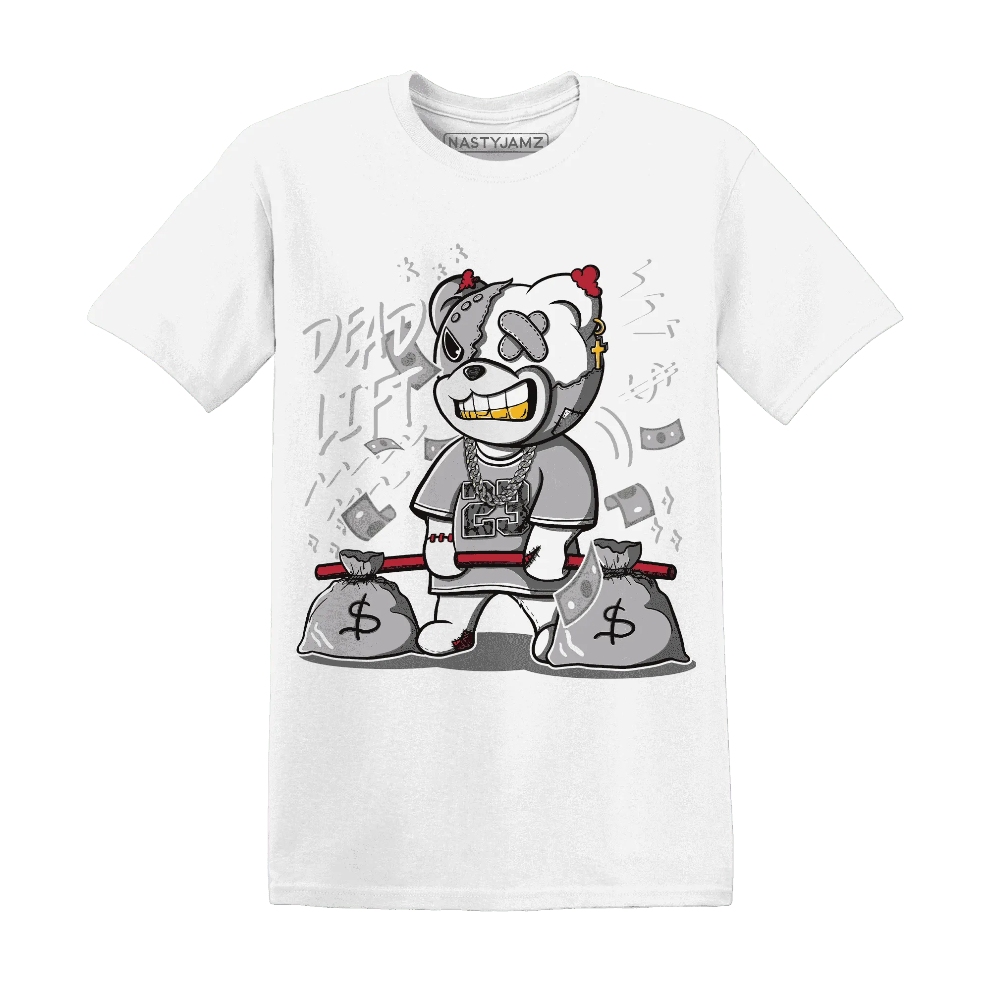 Cement-Grey-3s-T-Shirt-Match-BER-23-Deadlift