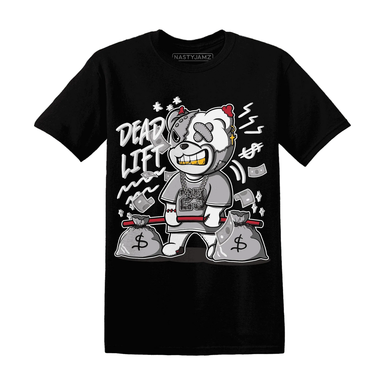 Cement-Grey-3s-T-Shirt-Match-BER-23-Deadlift