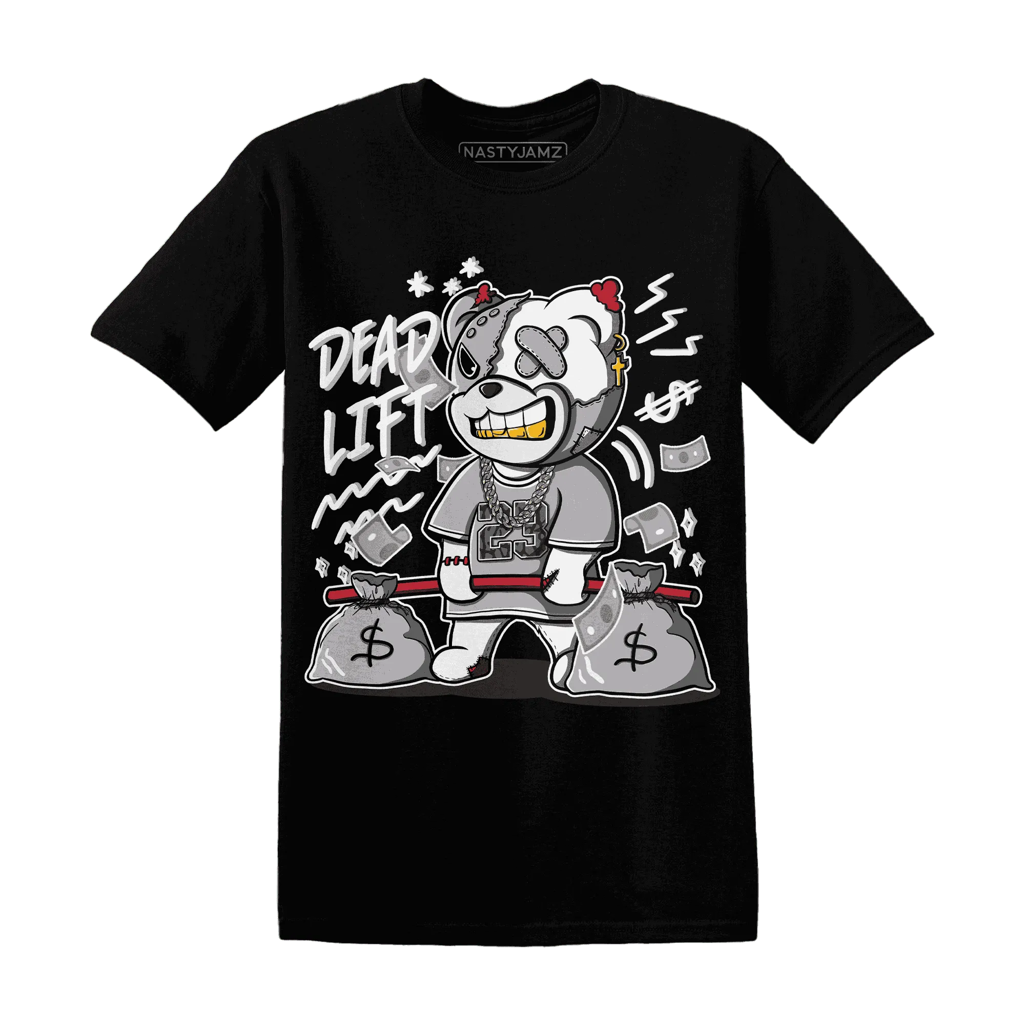 Cement-Grey-3s-T-Shirt-Match-BER-23-Deadlift