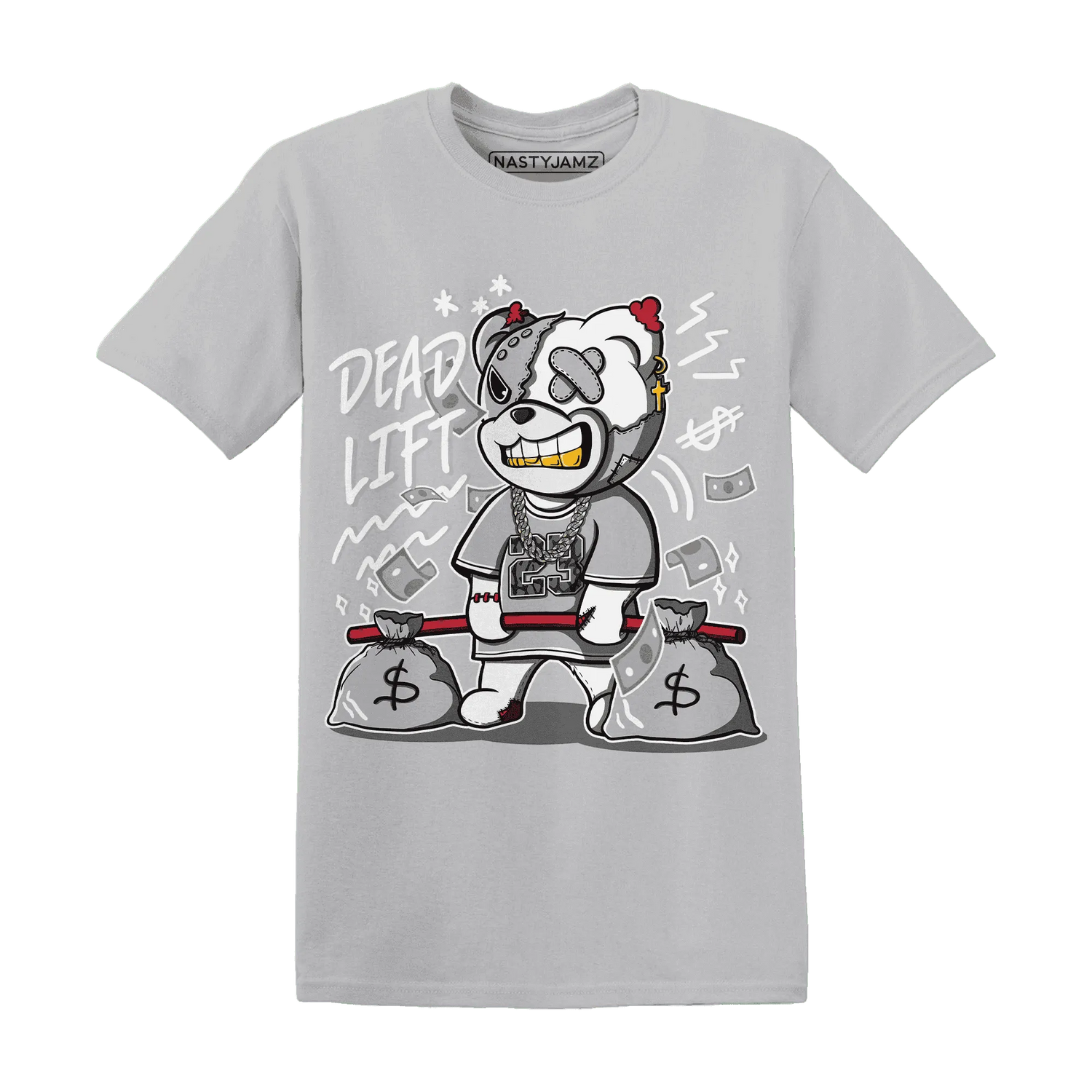 Cement-Grey-3s-T-Shirt-Match-BER-23-Deadlift