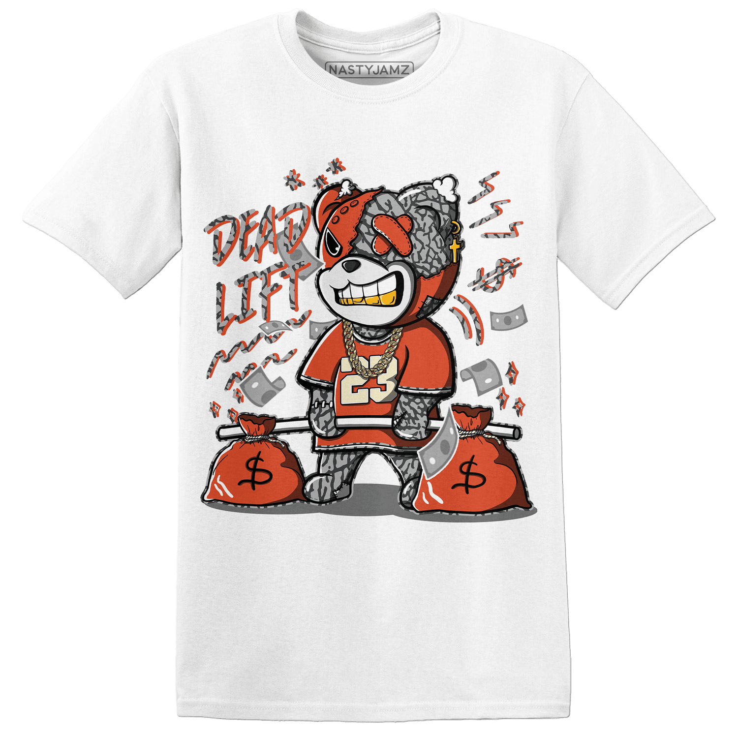 Georgia Peach 3s T Shirt Match BER 23 Deadlift - NastyJamz
