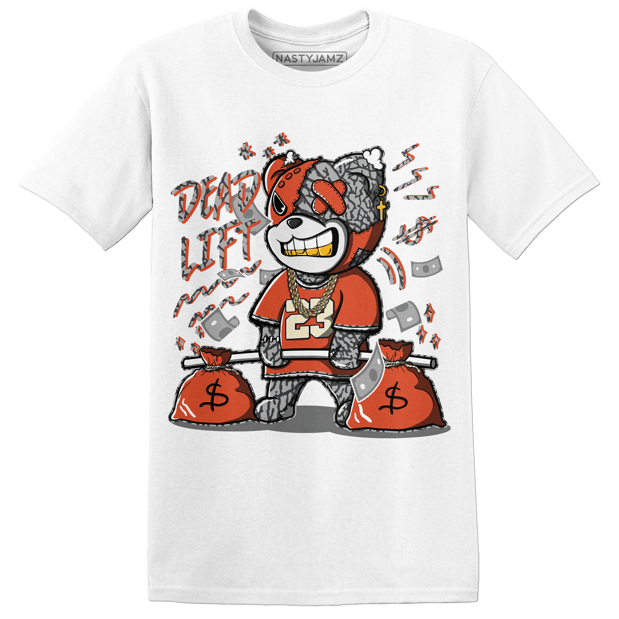 Georgia Peach 3s T Shirt Match BER 23 Deadlift - NastyJamz