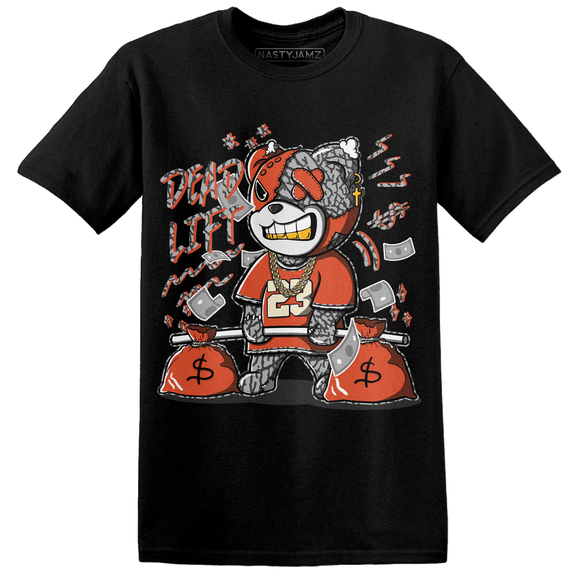 Georgia Peach 3s T Shirt Match BER 23 Deadlift - NastyJamz