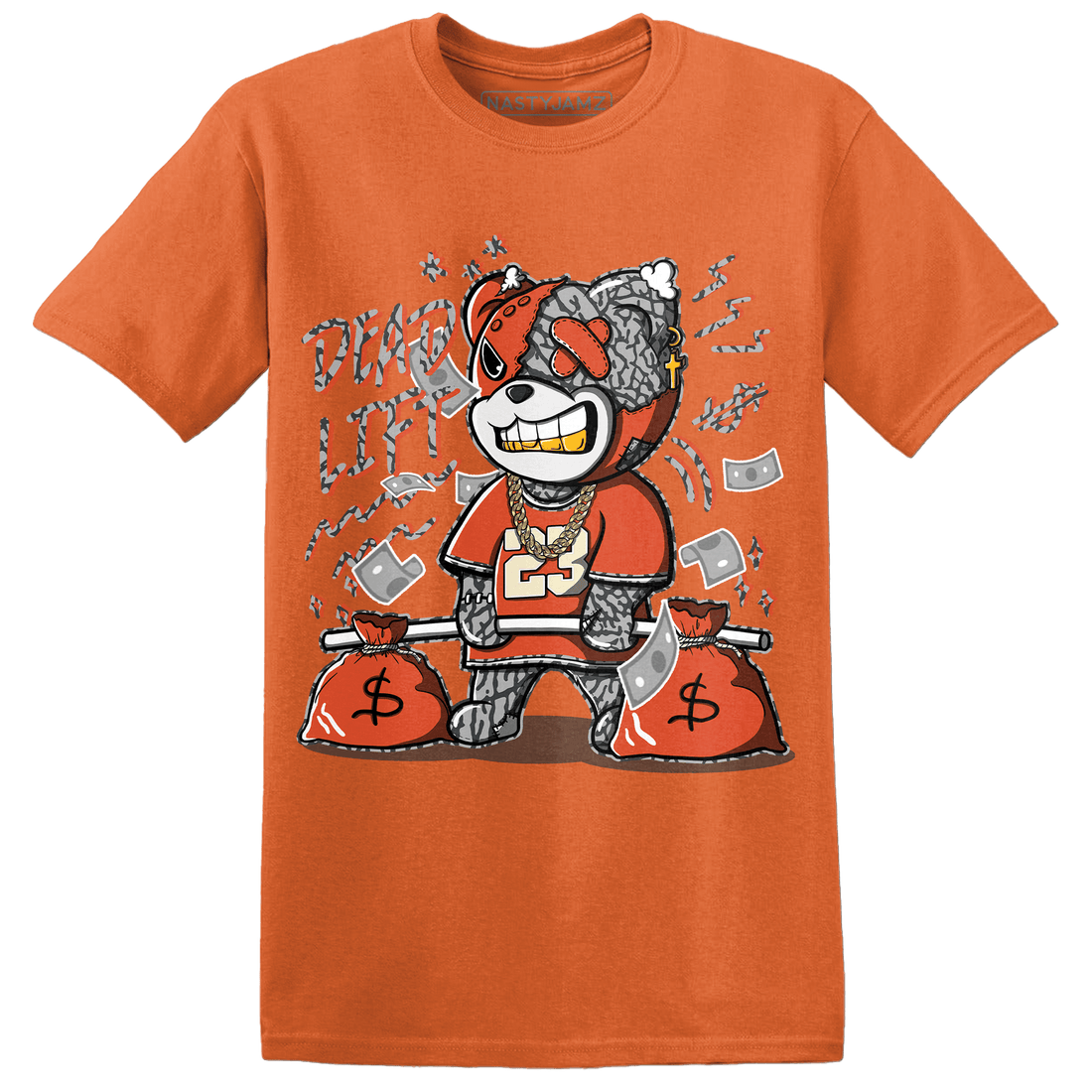 Georgia Peach 3s T Shirt Match BER 23 Deadlift - NastyJamz