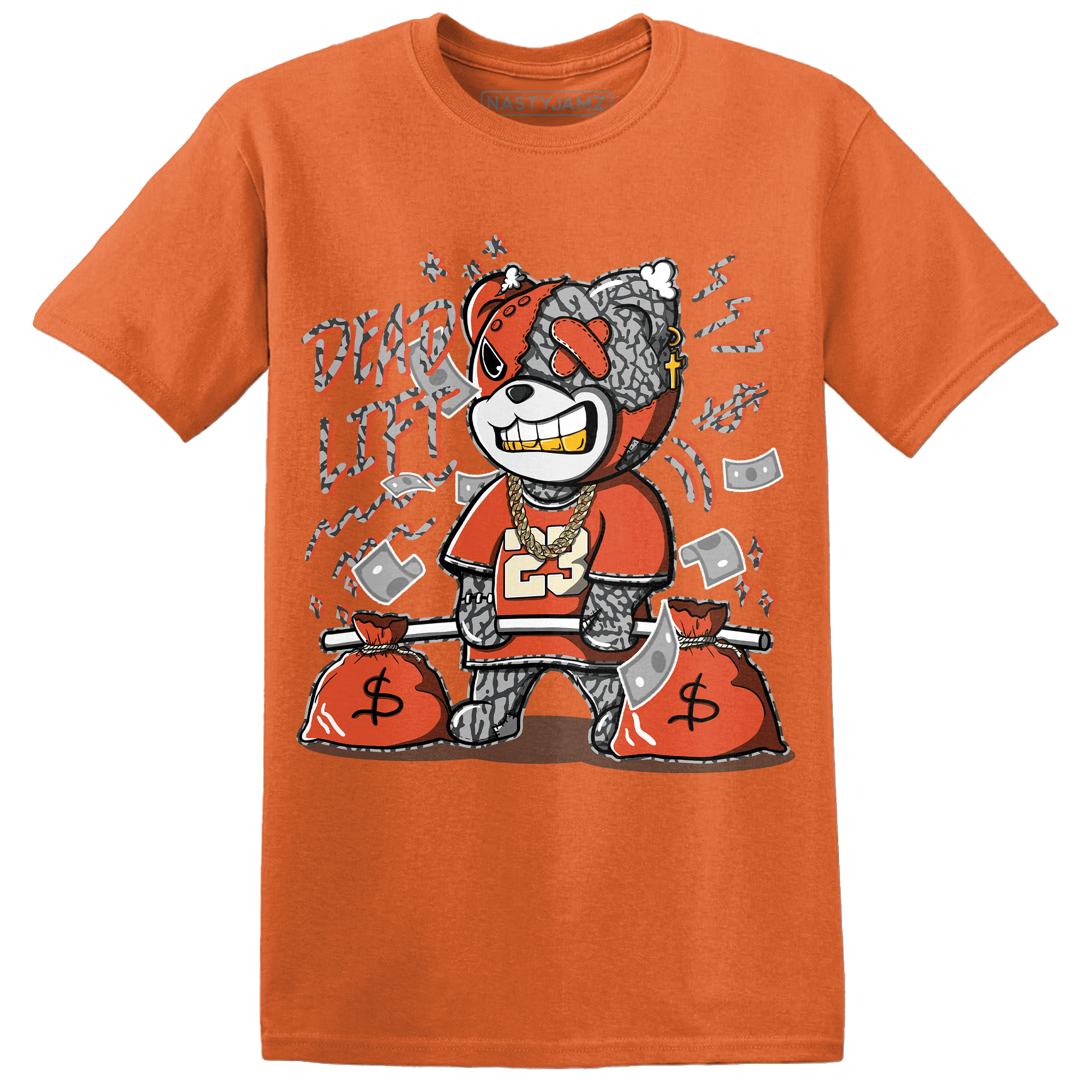 Georgia Peach 3s T Shirt Match BER 23 Deadlift - NastyJamz