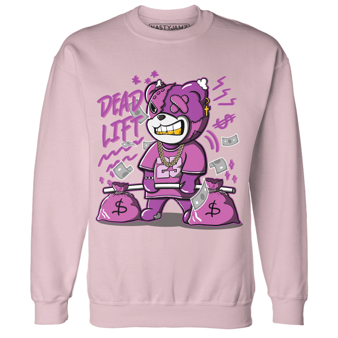 GS Hyper Violet 4s Sweatshirt Match BER 23 Deadlift - NastyJamz