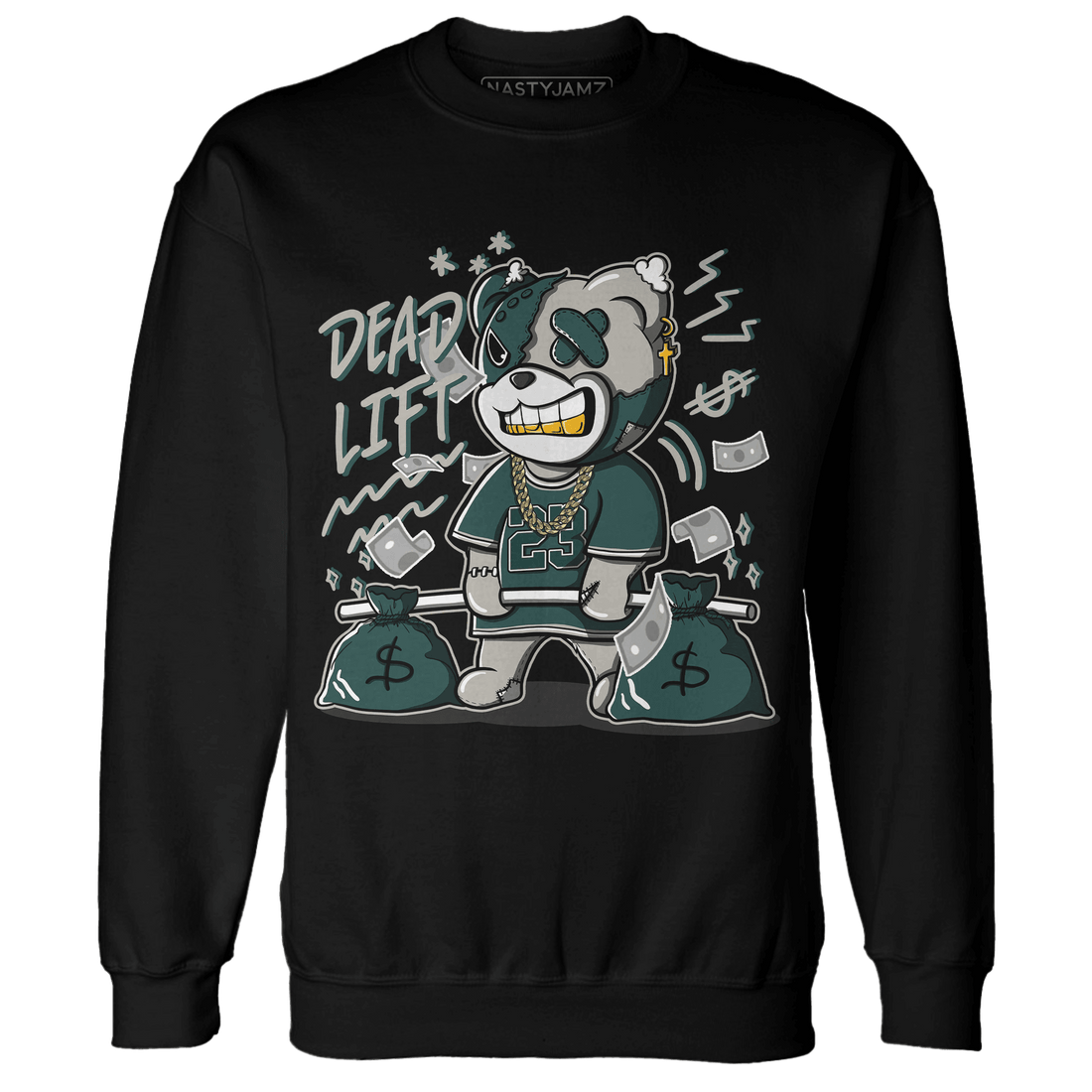 Oxidized Green 4s Sweatshirt Match BER 23 Deadlift - NastyJamz