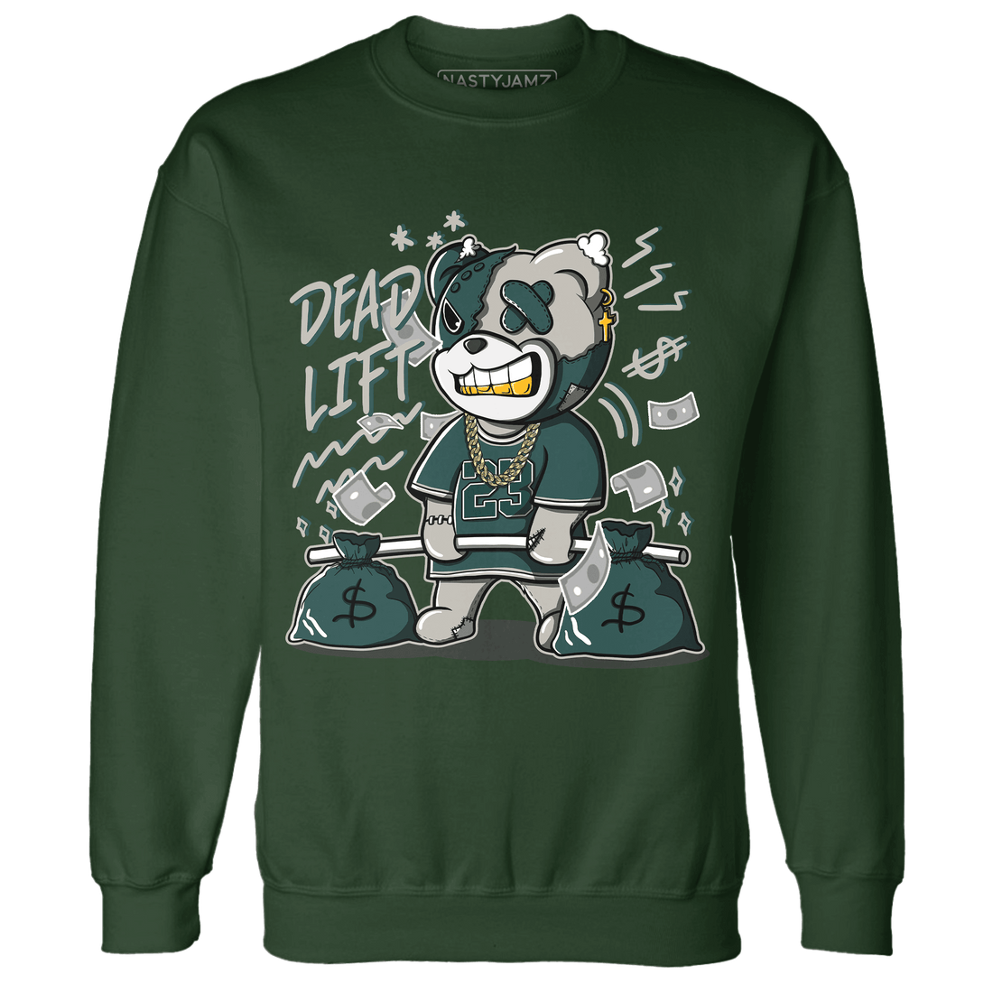 Oxidized Green 4s Sweatshirt Match BER 23 Deadlift - NastyJamz