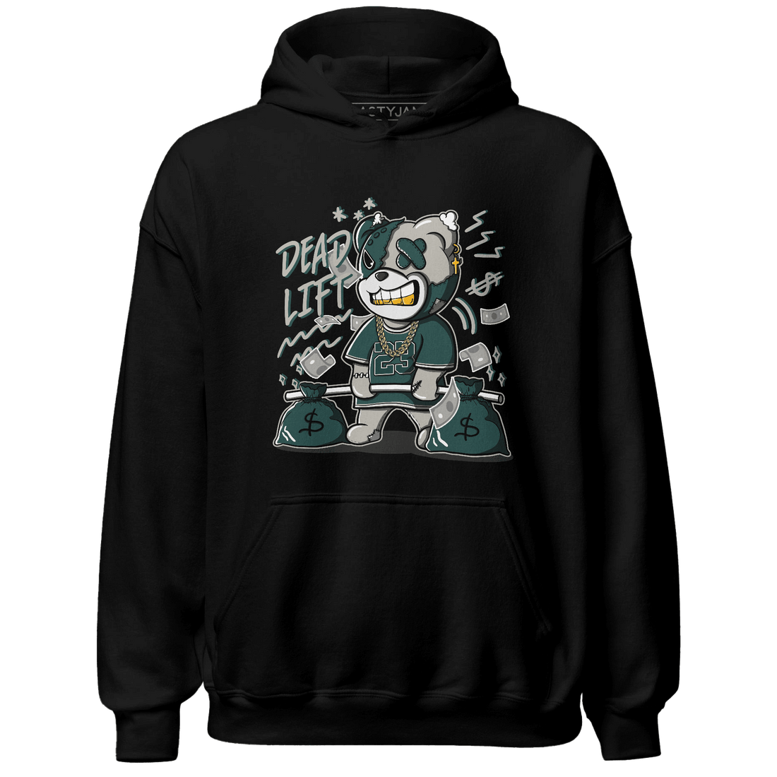 Oxidized Green 4s Hoodie Match BER 23 Deadlift - NastyJamz