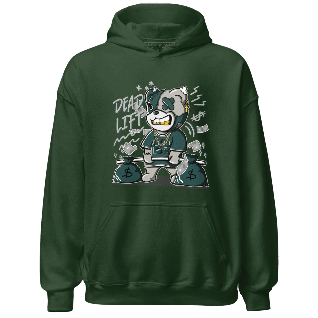 Oxidized Green 4s Hoodie Match BER 23 Deadlift - NastyJamz