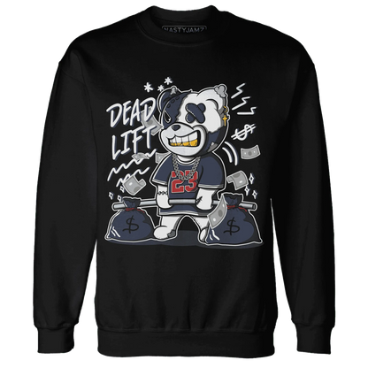 White-Navy-6s-Sweatshirt-Match-BER-23-Deadlift