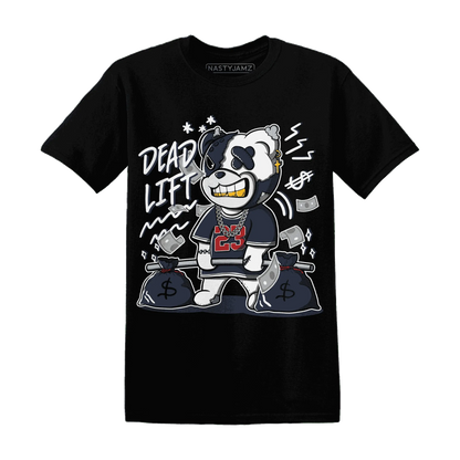 White-Navy-6s-T-Shirt-Match-BER-23-Deadlift
