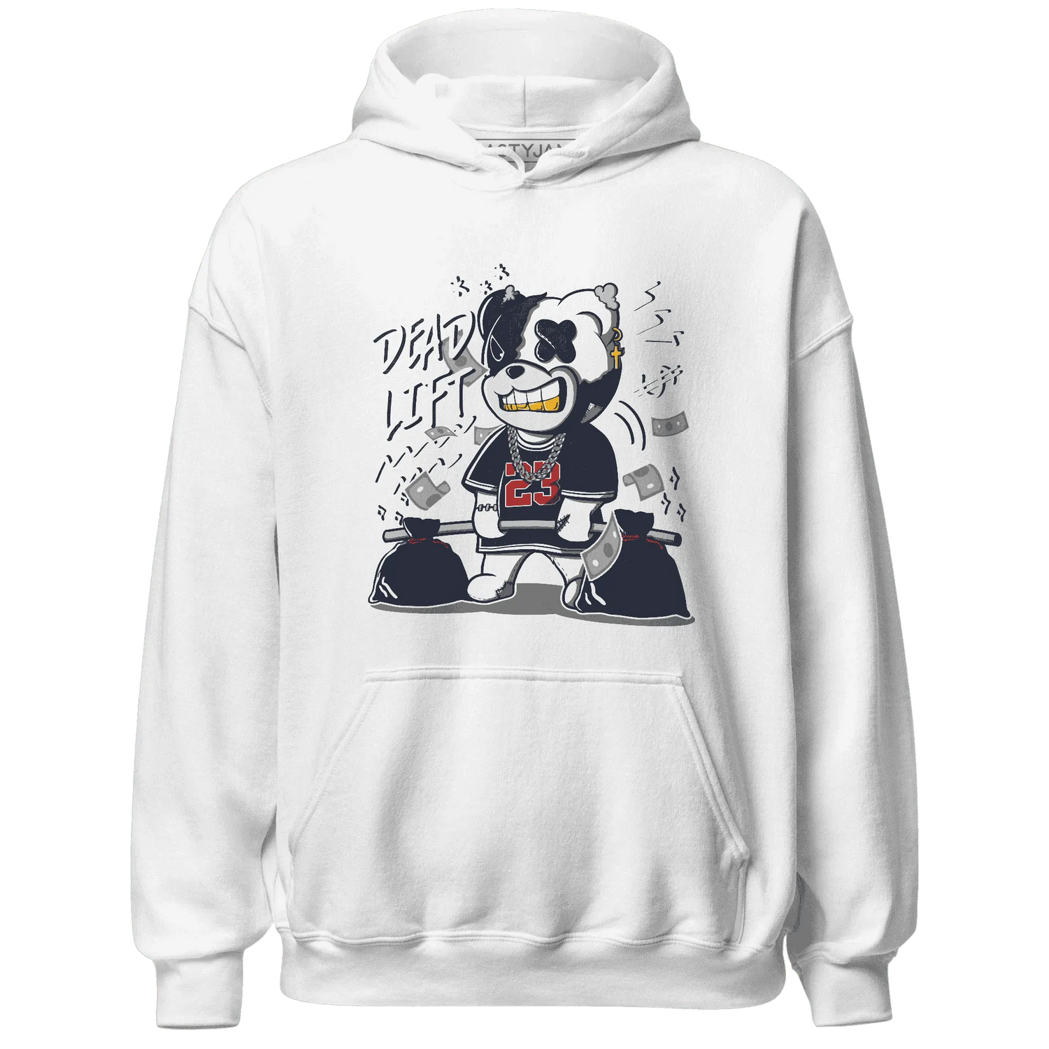 White-Navy-6s-Hoodie-Match-BER-23-Deadlift