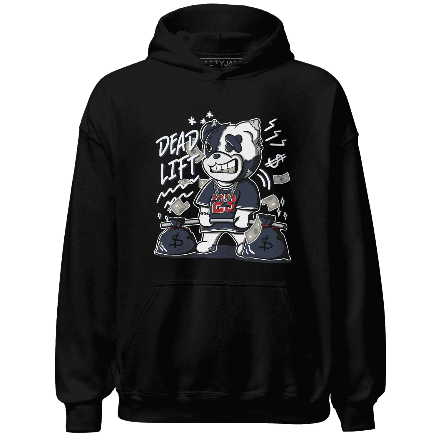 White-Navy-6s-Hoodie-Match-BER-23-Deadlift