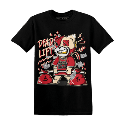 Jumman Jack University Red T Shirt Match BER 23 Deadlift - NastyJamz