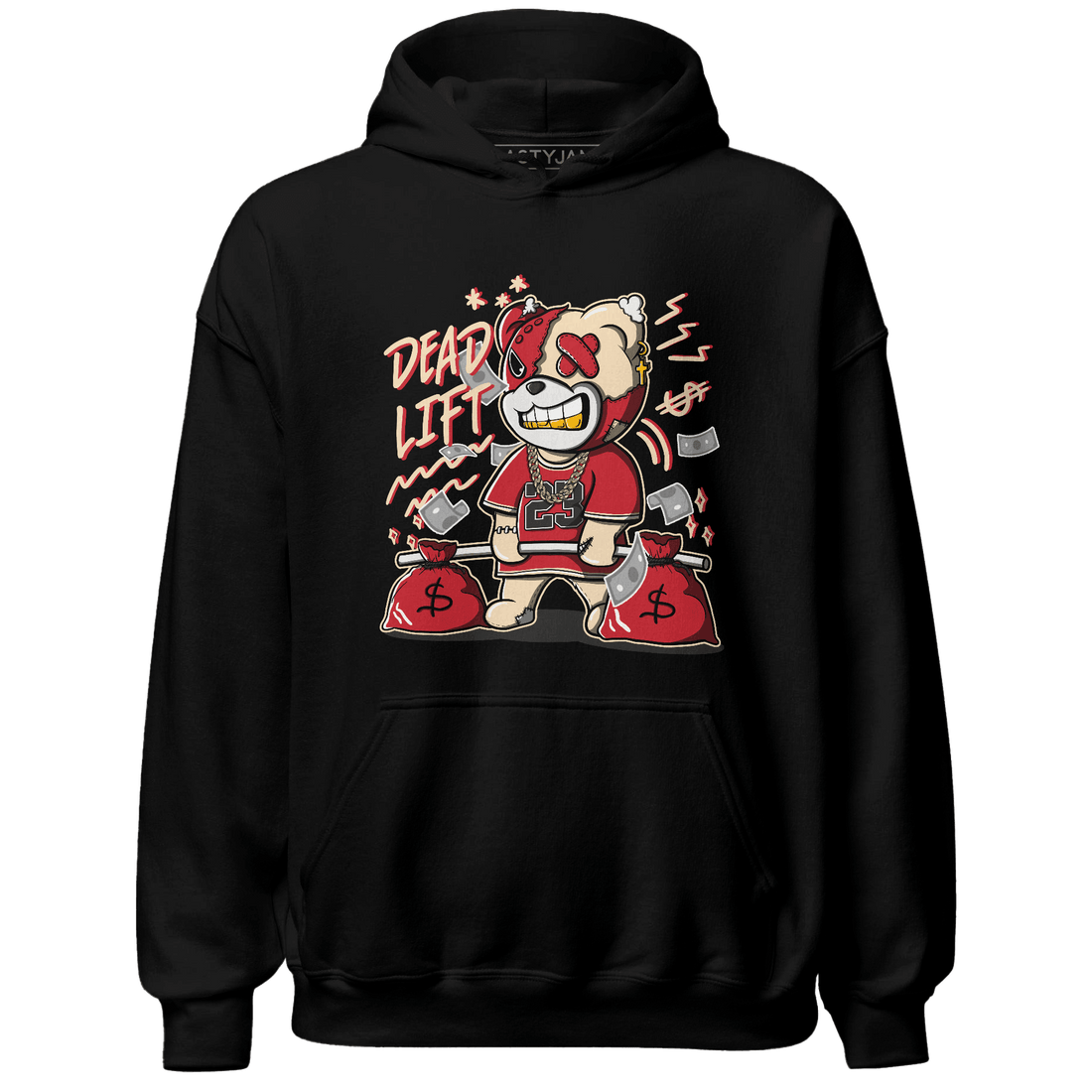 Jumman Jack University Red Hoodie Match BER 23 Deadlift - NastyJamz