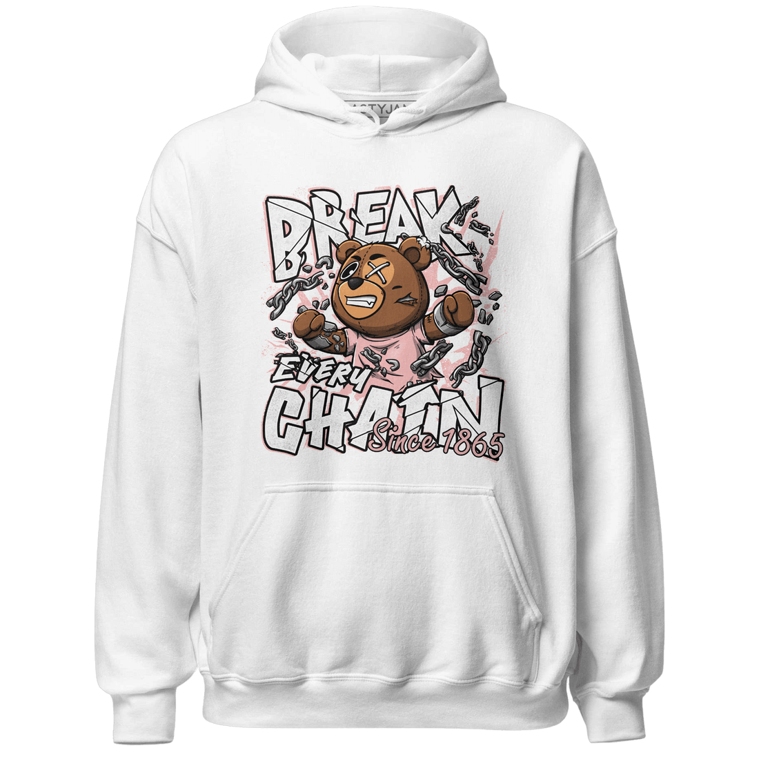 Low Legend Pink 11s Hoodie Match BER Break Chain - NastyJamz