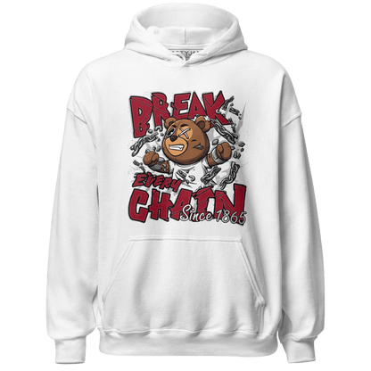 Retro Red Taxi 12s Hoodie Match BER Break Chain - NastyJamz