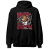 Retro Red Taxi 12s Hoodie Match BER Break Chain - NastyJamz