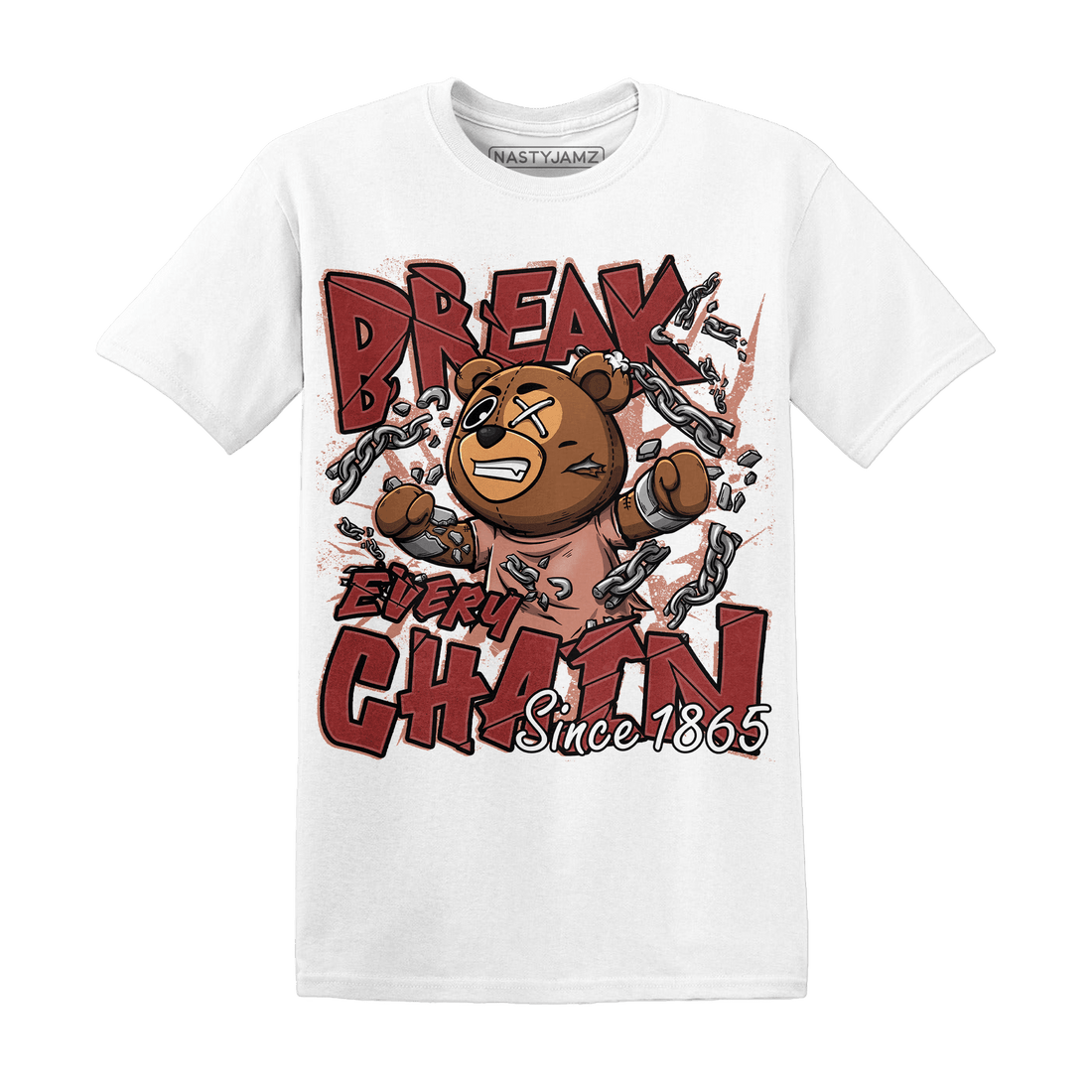 Dune Red 13s T Shirt Match BER Break Chain - NastyJamz