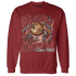 Dune Red 13s Sweatshirt Match BER Break Chain - NastyJamz