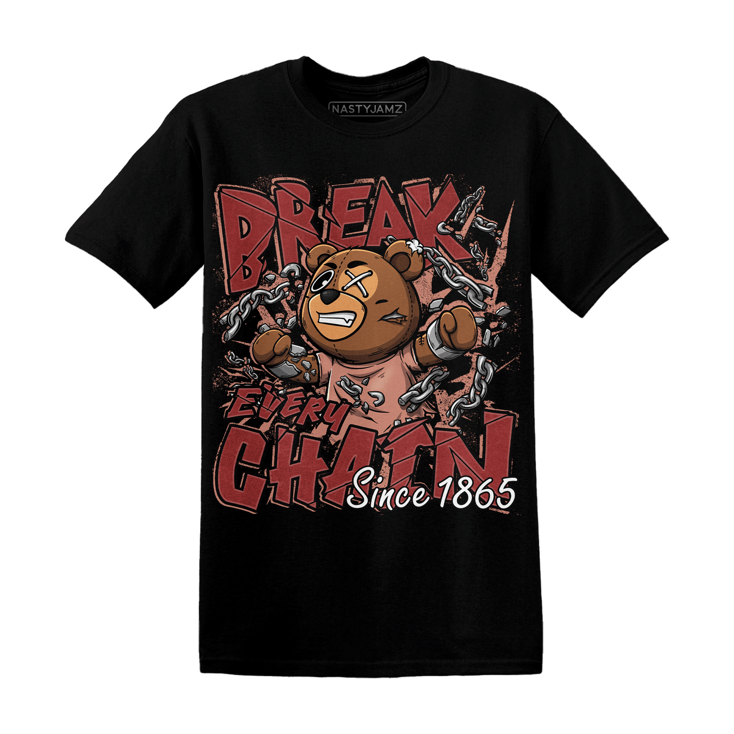Dune Red 13s T Shirt Match BER Break Chain - NastyJamz