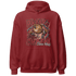 Dune Red 13s Hoodie Match BER Break Chain - NastyJamz