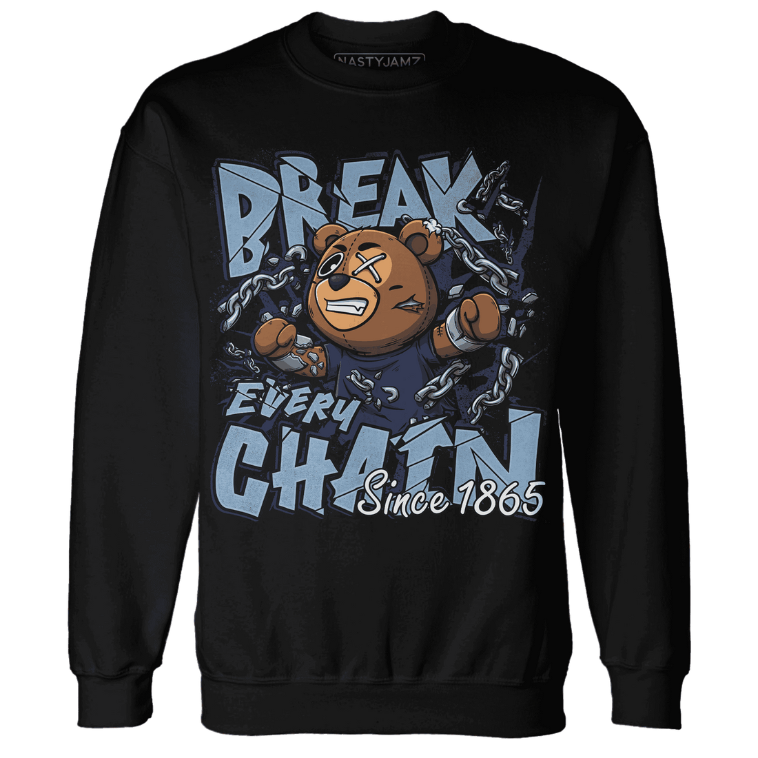 First In Flight 1s Sweatshirt Match BER Break Chain - NastyJamz