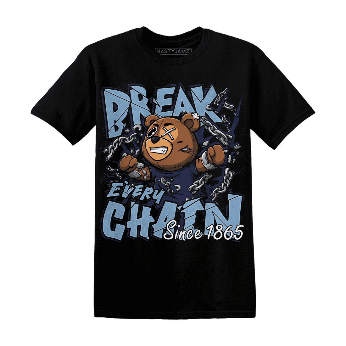 First In Flight 1s T Shirt Match BER Break Chain - NastyJamz