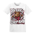 High 85 Metallic Burgundy 1s T Shirt Match BER Break Chain - NastyJamz