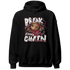 High 85 Metallic Burgundy 1s Hoodie Match BER Break Chain - NastyJamz