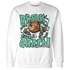 High OG Green Glow 1s Sweatshirt Match BER Break Chain - NastyJamz